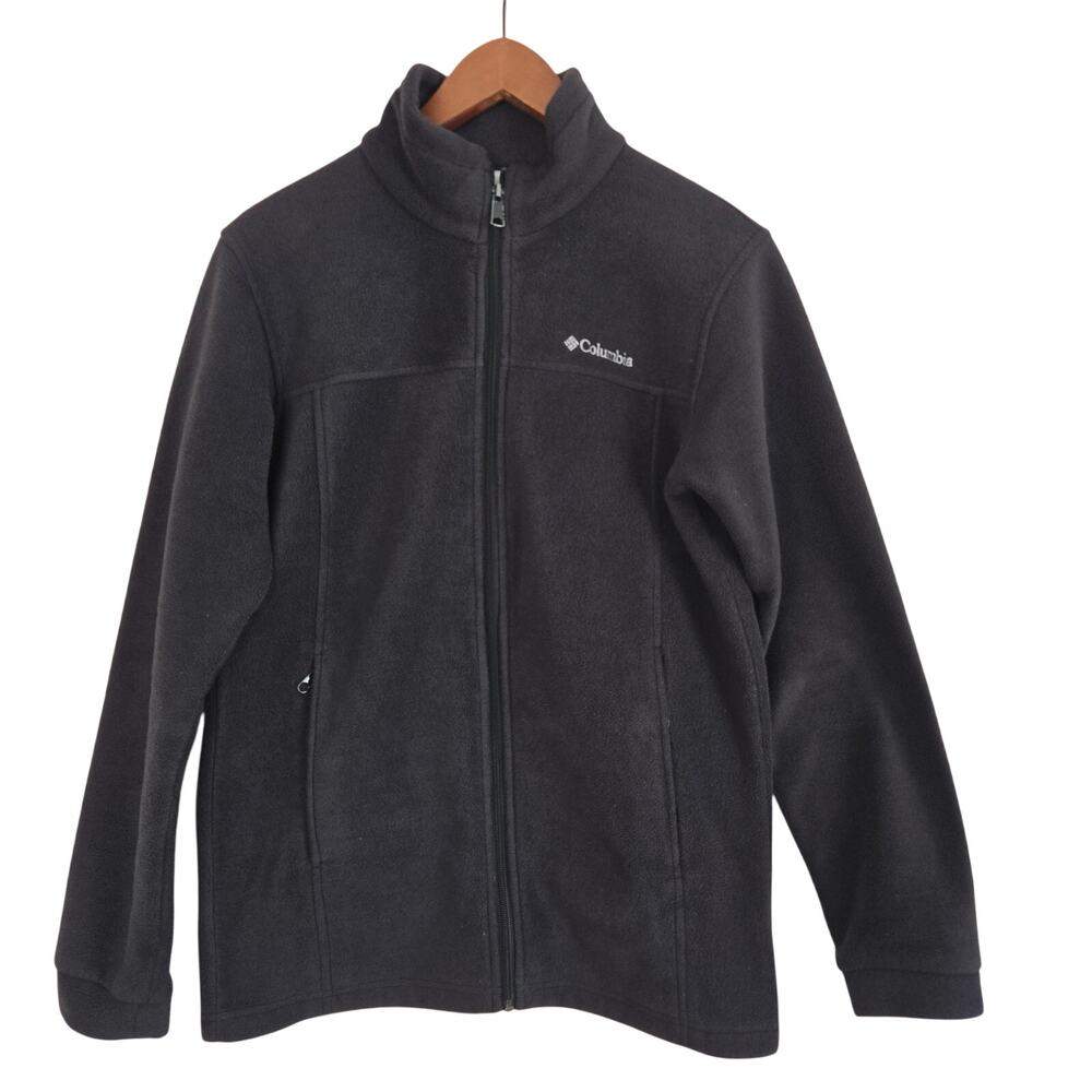 Gorpcore Columbia Steens Mountain II Black Zip Fleece Jacket Y: XL Women's: S/M